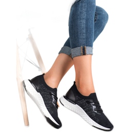 SHELOVET Pantofi sport textile negru 2 SHELOVET Pantofi sport textile negru 2