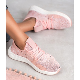 SHELOVET Pantofi sport de alunecare roz 1