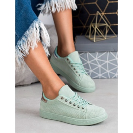 SHELOVET Încălțăminte de menta pentru femei verde 2