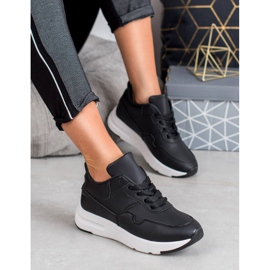 SHELOVET Adidași negri negru 1