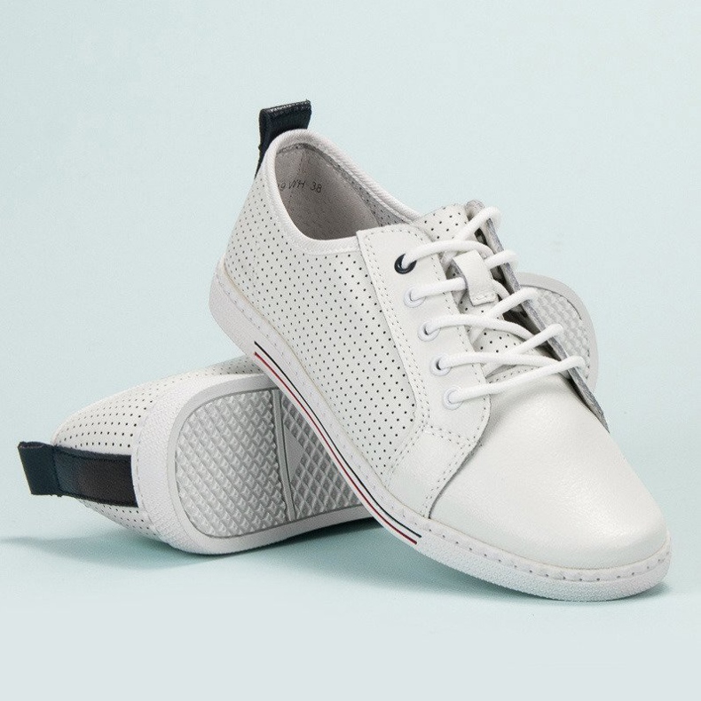 Filippo Pantofi din piele alb 1 Filippo Pantofi din piele alb 1