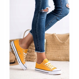 SHELOVET Adidași muștar galben 2 SHELOVET Adidași muștar galben 2