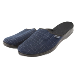 Încălțăminte pentru bărbați Befado pu 089M409 negru albastru marin 3