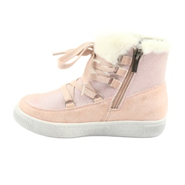 Cizme roz praf Big Star 374080 galben 2 Cizme roz praf Big Star 374080 galben 2