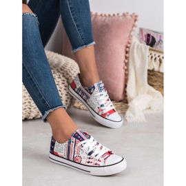 SHELOVET Adidași cu model multicolor 1