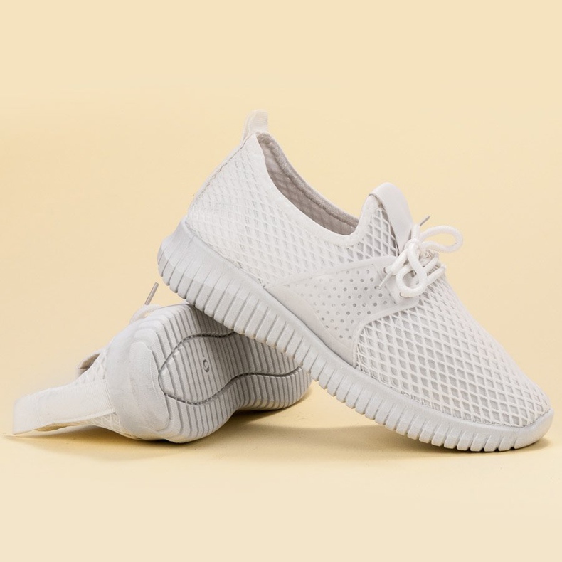 SHELOVET Pantofi sport textile alb 1