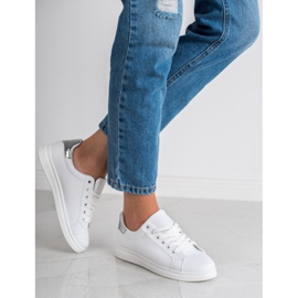 Jumex Pantofi sport la modă alb 2