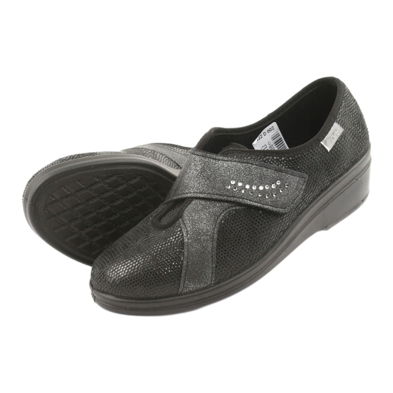 Pantofi de damă Befado pu 032D002 negru gri 4