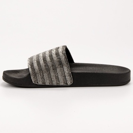 SHELOVET Papuci de cauciuc negru gri 1