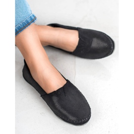 Filippo Adidași alunecați din piele neagră negru 1