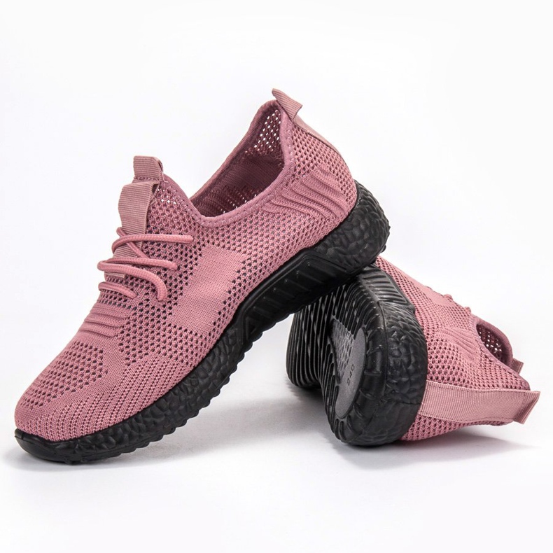 SHELOVET Pantofi sportivi ajurati roz 1