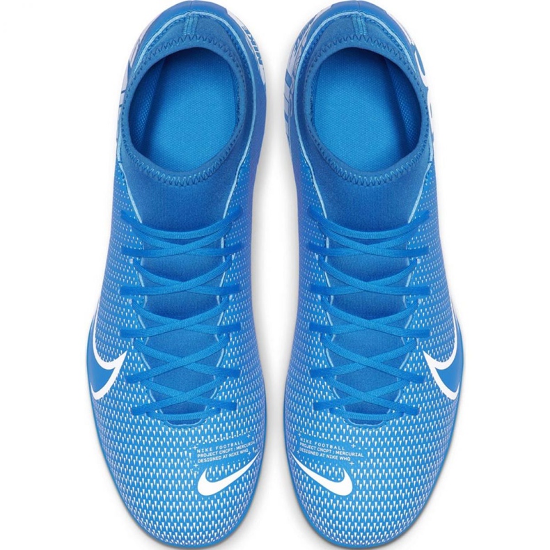 Pantofi de fotbal Nike Mercurial Superfly 7 Club FG / MG M AT7949-414 albastru albastru 1