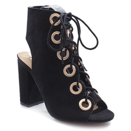 Cizme negre Sylviane negru 1