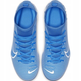 Pantofi de fotbal Nike Mercurial Superfly 7 Club FG / MG Jr AT8150-414 albastru albastru 1