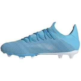 Ghete de fotbal Adidas X 19.3 Fg M F35383 gri albastru 1 Ghete de fotbal Adidas X 19.3 Fg M F35383 gri albastru 1