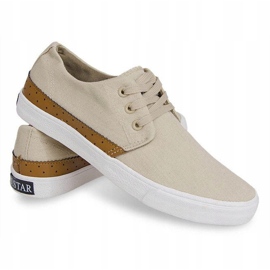 Tenisi casual textile Y010 Kaki multicolor 2