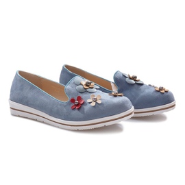 Pene albastre, alunecoase Multi Flower albastru 2