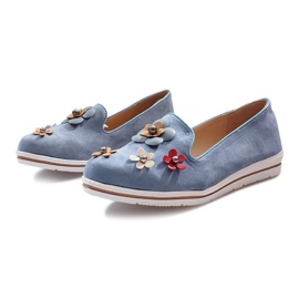 Pene albastre, alunecoase Multi Flower albastru 3
