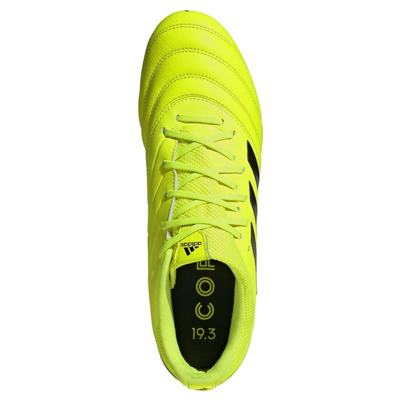 Ghete de fotbal Adidas Copa 19.3 Sg M F35449 galben galben 2