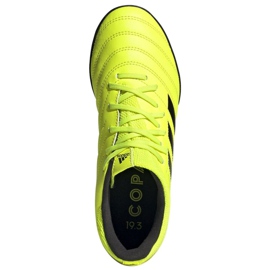 Ghete de fotbal Adidas Copa 19.3 Tf Jr F35463 galben galben 2