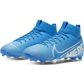 Pantofi de fotbal Nike Mercurial Superfly 7 Academy FG / MG Jr AT8120 414 albastru 1