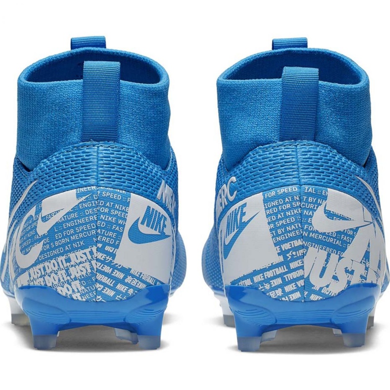 Pantofi de fotbal Nike Mercurial Superfly 7 Academy FG / MG Jr AT8120 414 albastru 2