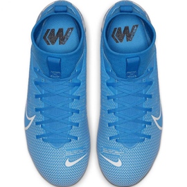 Pantofi de fotbal Nike Mercurial Superfly 7 Academy FG / MG Jr AT8120 414 albastru 4