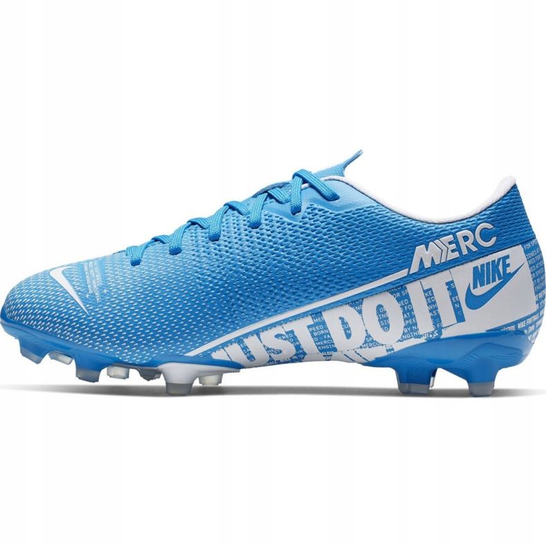 Pantofi de fotbal Nike Mercurial Vapor 13 Academy FG / MG Jr AT8123 414 albastru 2