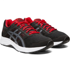 Pantofi Asics Gel Contend 5 M 1011A256 005 negru roșu 4