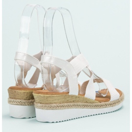 Bello Star Espadrile Slip On Sandals alb 1