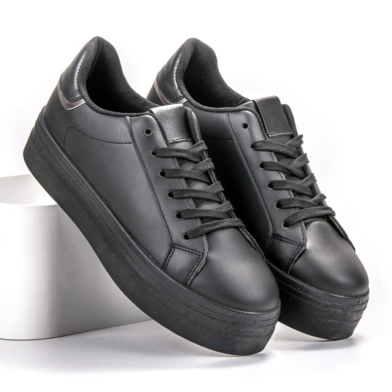 SHELOVET Pantofi sport la modă negru 2