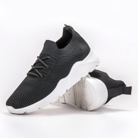 SHELOVET Pantofi sport de alunecare negru 2