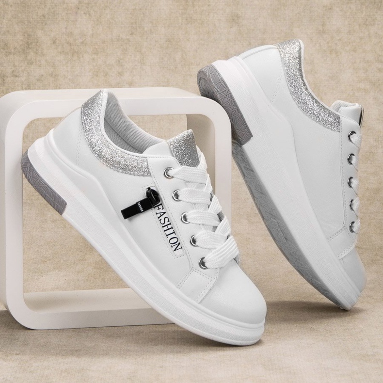 SHELOVET Pantofi sport de moda alb 2