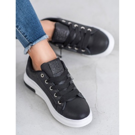 SHELOVET Pantofi sport de moda negru 2