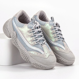 SHELOVET Pantofi sport la modă gri 2