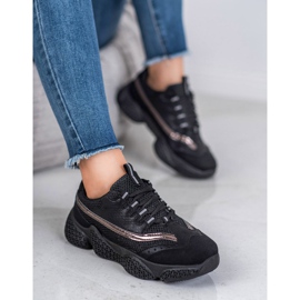 SHELOVET Pantofi sport la modă negru 2
