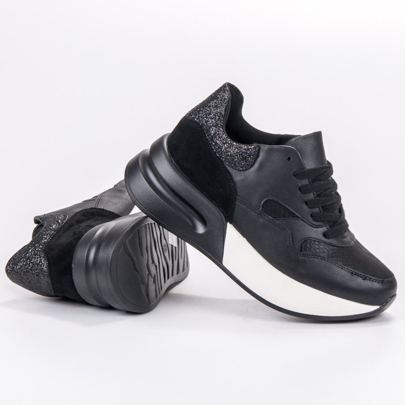 Sweet Shoes Adidași ușori negru 1 Sweet Shoes Adidași ușori negru 1