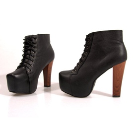 Ghete Solid On Heel K764 Negru 1
