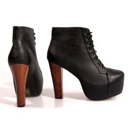 Ghete Solid On Heel K764 Negru 2