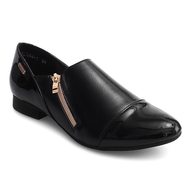 Încălțăminte clasică Slip-On TL1246 Negru 1