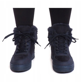 Cizme bine izolate R138 Blue Navy albastru marin 1