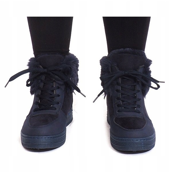 Cizme bine izolate R138 Blue Navy albastru marin 1