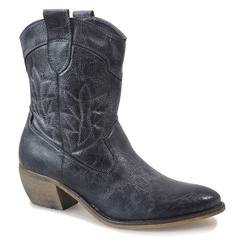 Cizme de cowboy albastre 10601-1 multicolor albastru 1