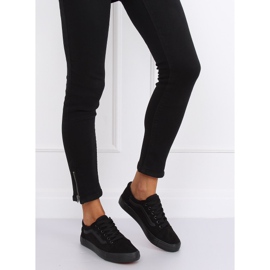 Adidași negri pentru femei B70A NEGRU / NEGRU 1