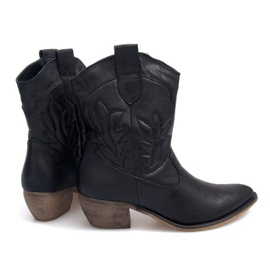 Cizme de cowboy 10601 Negru 1