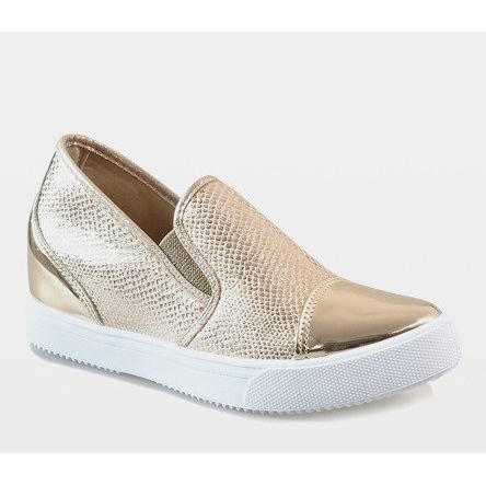 Adidași aurii pe pană DD437-8 de aur 1