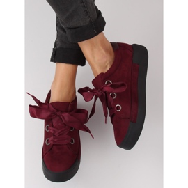 Adidași pentru femei Maroon 1018 Wine roșu 2