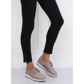 Gri Mocasini gri pentru femei C-7225 Gri 1