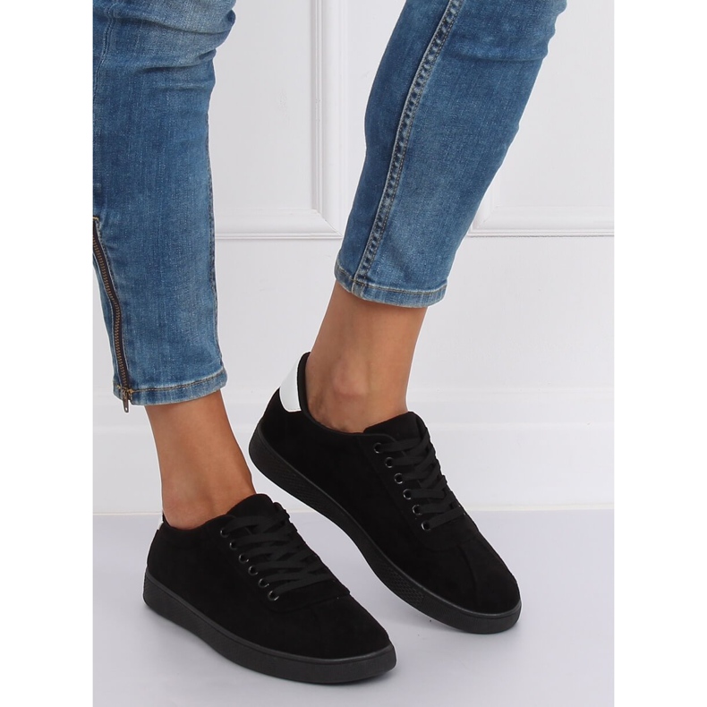 Adidași negri pentru femei LX-9857 Negri negru 2