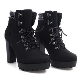 Tied Boots Workers CL112 Negru 3